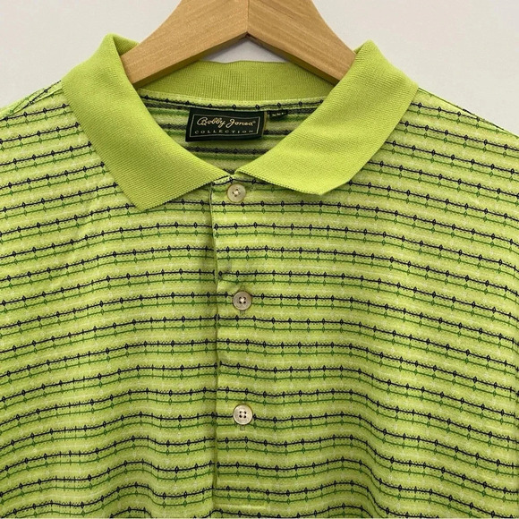 Bobby Jones Collection Golf Polo Shirt XXL Green - Picture 4 of 10